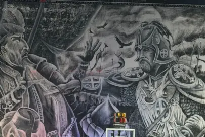 Belgrad'da skandal pankart! Partizan-Fenerbahçe maçı öncesi...