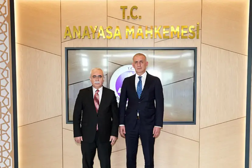 İbrahim Hacıosmanoğlu'ndan Anayasa Mahkemesi Başkanı Özkaya'ya ziyaret!