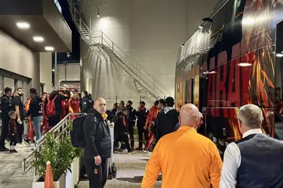 Galatasaray kafilesi Antalya'ya geldi