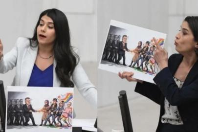 TBMM’de LGBT karikatürü gerginliği
