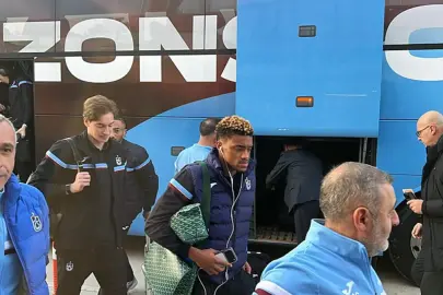 Trabzonspor, Galatasaray maçı için Gaziantep'e gitti