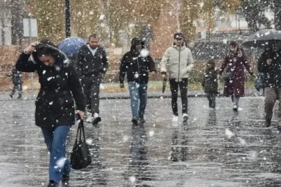 13 il için sağanak ve yoğun kar yağışı uyarısı 