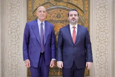ABD'li Özel Temsilci Barrack, Suriye Dışişleri Bakanı Şeybani ile görüştü