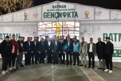 AK Parti Batman Milletvekili Nasıroğlu, iftar çadırını ziyaret etti
