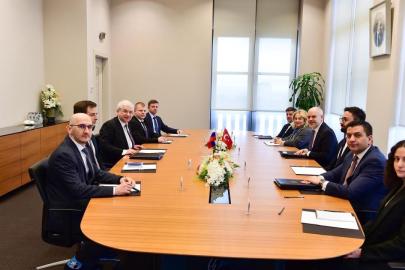 Akif Çağatay Kılıç, Rusya Dışişleri Bakanlığı özel temsilcisi Hovayev ile görüştü