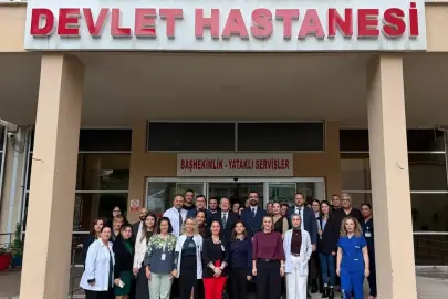 Antalya Sağlık Müdürü Özkan'dan Kemer Devlet Hastanesine ziyaret