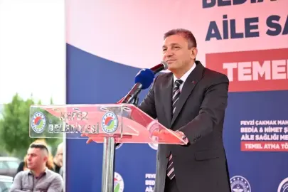 Antalya'da bir aile sağlığı merkezi ve 112 istasyonu açıldı, bir merkezin temeli atıldı