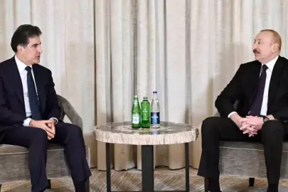 Azerbaycan Cumhurbaşkanı Aliyev, IKBY Başkanı Barzani ile Münih'te görüştü