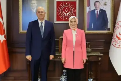 Bakan Göktaş Mısır Ankara Büyükelçisi Elsheik ile görüştü 