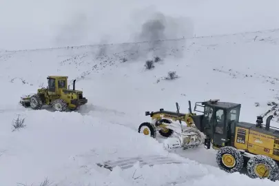 Bayburt ve Gümüşhane'de kar yağışı etkili oldu