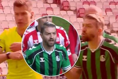 Caner Erkin yine 90 dakikayı tamamlayamadı! Bu sezon dördüncü kırmızı kartını gördü