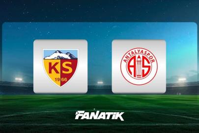 CANLI | Kayserispor - Antalyaspor (Süper Lig 23. hafta maçı)