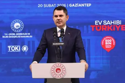 Çevre, Şehircilik ve İklim Değişikliği Bakanı Kurum, Gaziantep'te konuştu Açıklaması