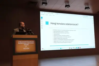 Çorum'da muhtarlara yönelik bağımlılıkla mücadele eğitimi düzenlendi