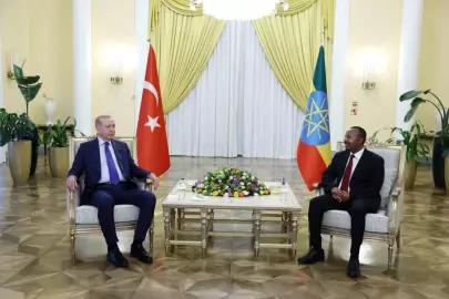 Cumhurbaşkanı Erdoğan, Etiyopya Başbakanı Ahmed Ali ile bir araya geldi