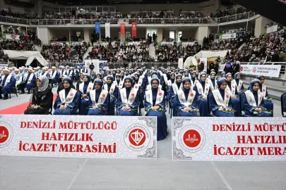 Denizli'de 168 hafız için icazet töreni düzenlendi