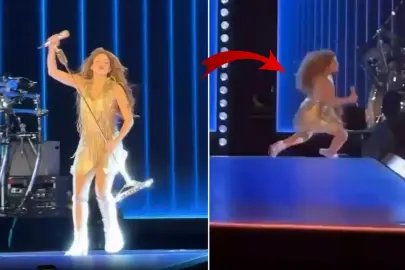 Dünyaca ünlü şarkıcıdan korkutan kaza! Dengesini kaybedip yere düştü