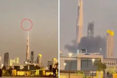 Dünyanın en yüksek yapısı! İran füzesi binanın yakınlarına düştü