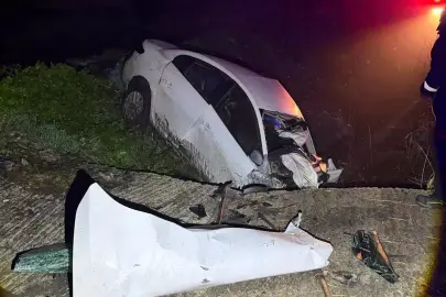 Edirne'de otomobil, şarampole devrildi: 2 ölü