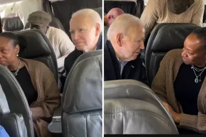 Eski ABD Başkanı Joe Biden, tarifeli uçakla seyahat etti