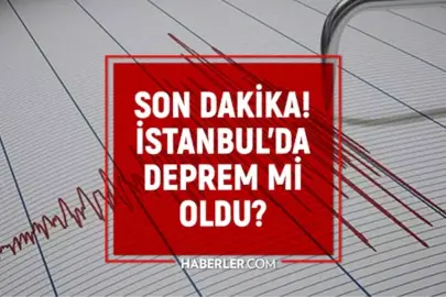 İstanbul'da deprem mi oldu? SON DAKİKA! 7 Şubat İstanbul'da az önce nerede deprem oldu?