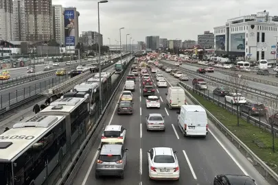İstanbul'da Trafik Yoğunluğu Yüzde 80'e Ulaştı
