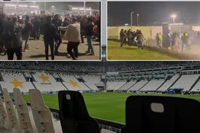 İtalya'da olay! Juventus maçı öncesi Galatasaray taraftarlarına müdahale...