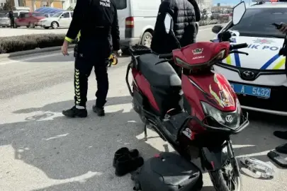 Karaman'da otomobil ile motosiklet çarpıştı: İki kişi yaralandı