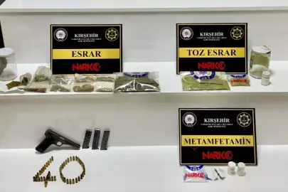 Kırşehir'de uyuşturucu operasyonunda yakalanan şüpheli tutuklandı