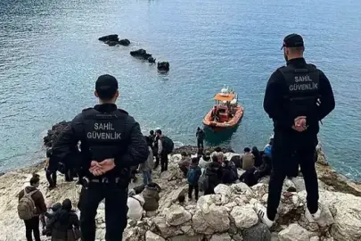 Leylek Koyu’nda ortak operasyon: 60 düzensiz göçmen ve bir göçmen kaçakçısı yakalandı