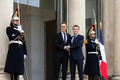 Macron, Finlandiya Cumhurbaşkanı Stubb ile görüştü