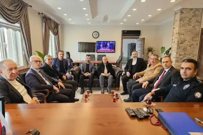 MHP İlçe Başkanı Orhan'dan İlçe Emniyet Müdürü Dursun'a ziyaret