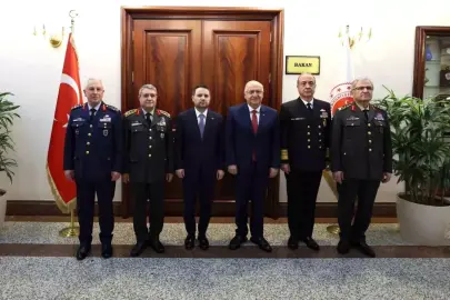 Milli Savunma Bakanı Güler'den Adalet Bakanı Gürlek'e hayırlı olsun ziyareti