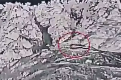 Pakistan ordusunun Afganistan'a yağdırdığı bombalar havadan görüntülendi