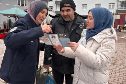Şabanözü'nde vatandaşlara tütünsüz yaşam çağrısı yapıldı