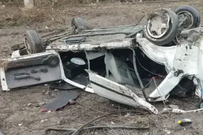 Samsun'da otomobil devrildi: İki kişi yaralandı