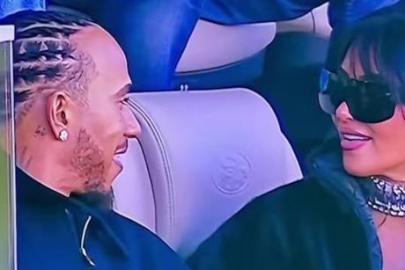 Super Bowl'a 'gizli aşıklar' damga vurdu! Kim Kardashian ve Lewis Hamilton ilk kez birlikte görüntülendi