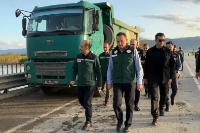 Tarım ve Orman Bakan Yardımcıs Gizligider, Aydın'da taşkın alanlarını inceledi