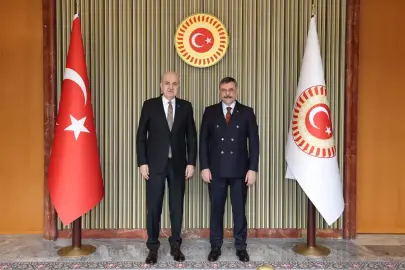 TBMM Başkanı Kurtulmuş, Bakan Çiftçi'yi kabul etti