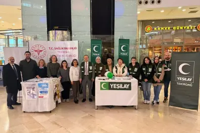 Tekirdağ'da Dünya Sigarayı Bırakma Günü etkinliği düzenlendi