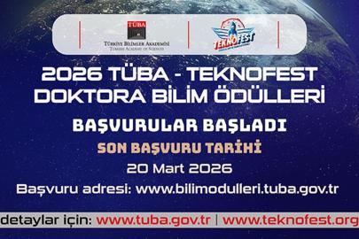 TÜBA ödülleri için başvurular başladı