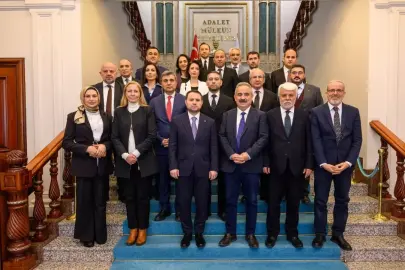 Türkiye Basın Federasyonu'ndan Adalet Bakanı Akın Gürlek'e ziyaret