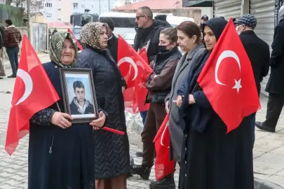 Vanlı aileler DEM Parti binası önündeki "evlat nöbeti"ni sürdürdü