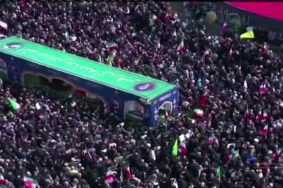 ABDİsrail saldırısında ölen Laricani ve İranlı denizciler için cenaze töreni düzenlendi