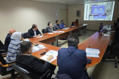 AK Parti Düzce heyeti, DÜ Rektörü Sözbir ve hastane yönetimiyle toplantı yaptı