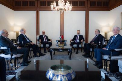 Bakan Fidan, Filistin Devlet Başkan Yardımcısı Şeyh ile görüştü