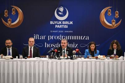 BBP Genel Başkanı Destici, basın mensuplarıyla iftarda bir araya geldi Açıklaması