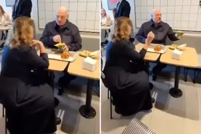 Belarus Lideri Lukaşenko ilk kez patates kızartması yedi, tadı damağında kaldı