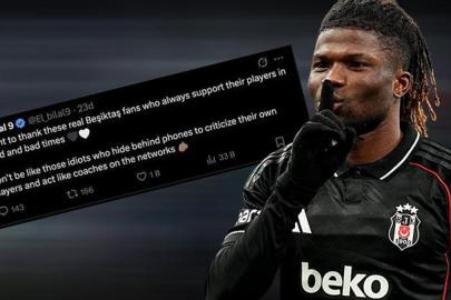 Beşiktaş'ta El Bilal Toure'den sert yanıt! 'Aptallar gibi olmayın'