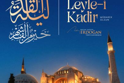 Cumhurbaşkanı Erdoğan, Kadir Gecesi'ni Kutladı
